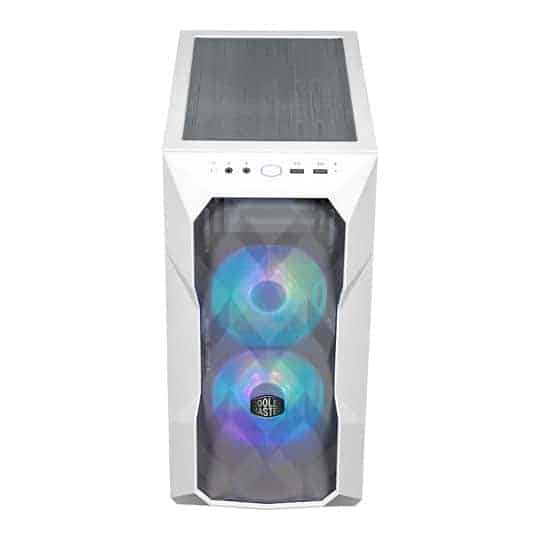 (image for) Cooler Master TD300 Mesh Mini Tower Tempered Glass White PC Case